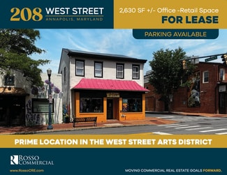 Annapolis, MD Retail - 208 West St Annapolis, MD Retail - 208 West St