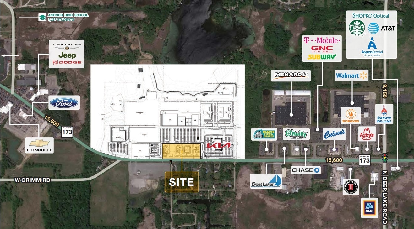 Route 173 & N Lincoln Ave, Antioch, IL for Rent