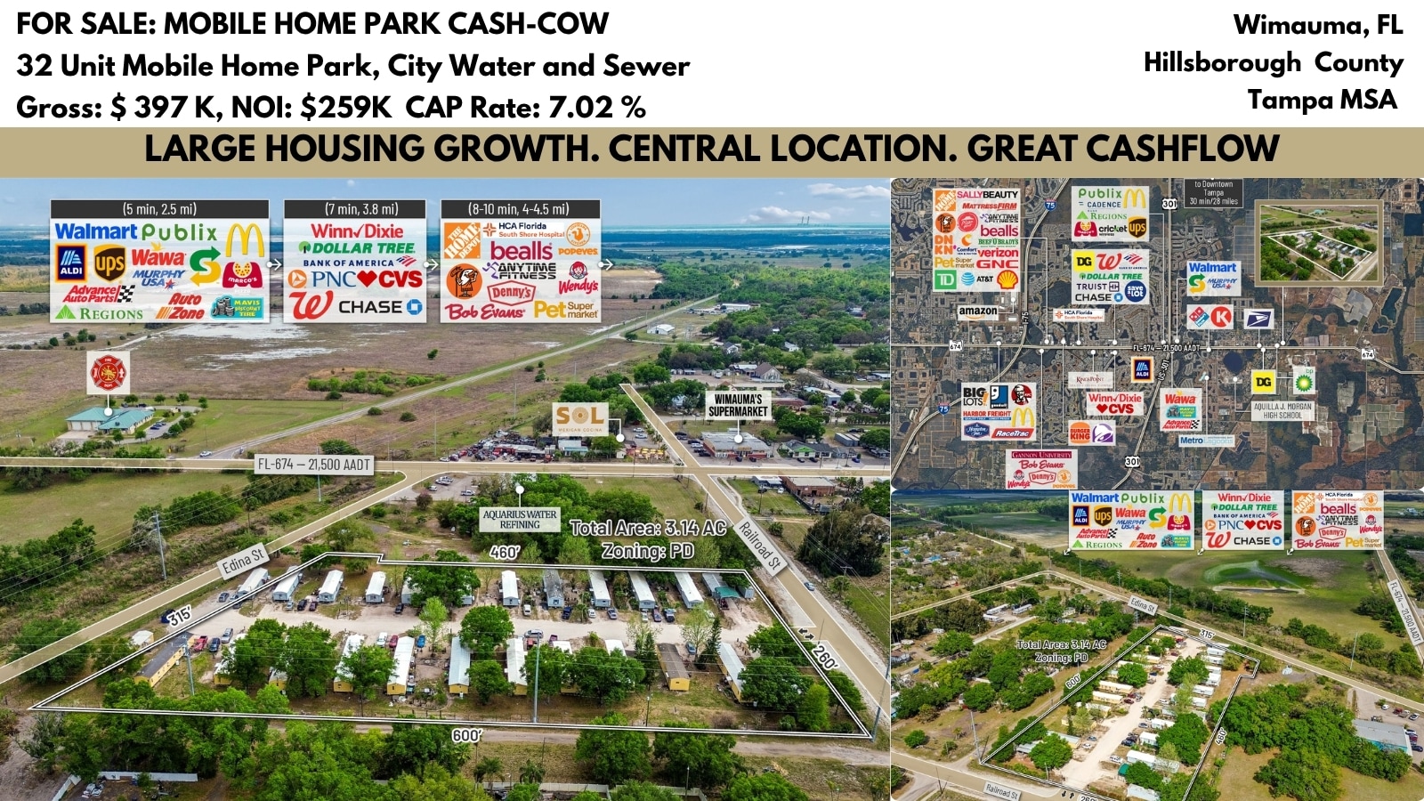 610 Railroad St, Wimauma, FL for Sale