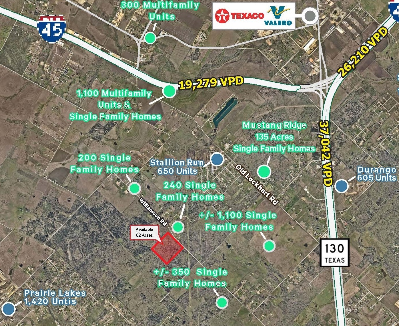 SWC Williamson Rd @ Goforth Rd, Buda, TX for Sale