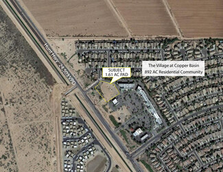 Queen Creek, AZ Commercial Land - SEC Hunt HWy & Quartzite Rd