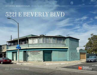 East Los Angeles, CA Storefront Retail/Residential - 5221 E Beverly Blvd