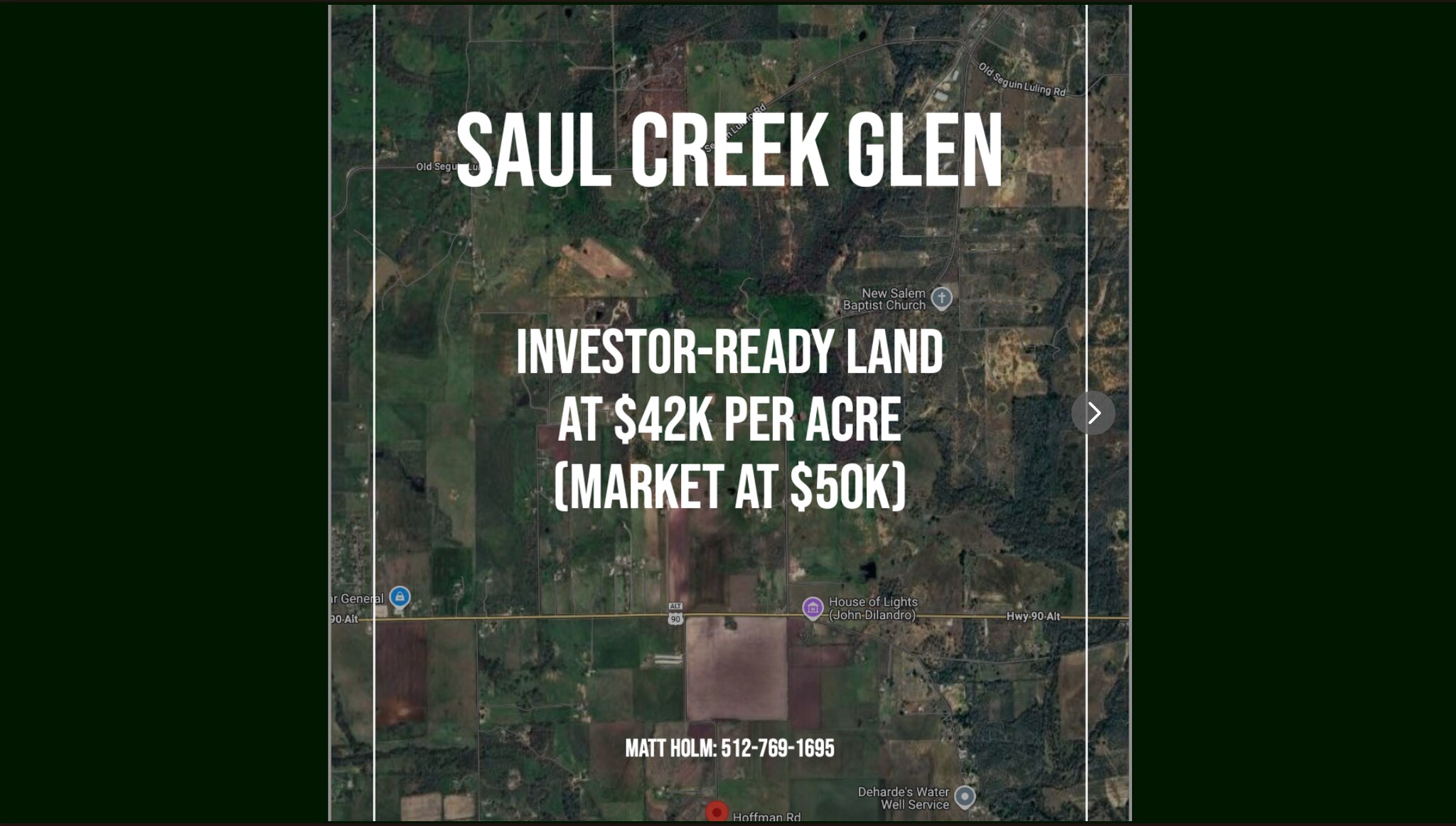 Alt 90 and Hoffman, Seguin, TX for Sale