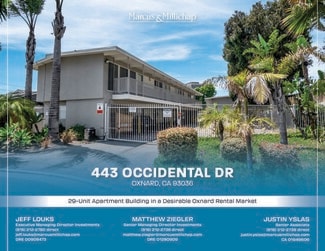 Oxnard, CA Apartments - 443 Occidental Dr