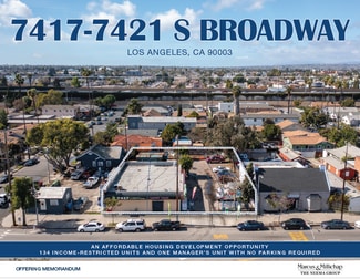 Los Angeles, CA Residential Land - 7417-7421 S Broadway