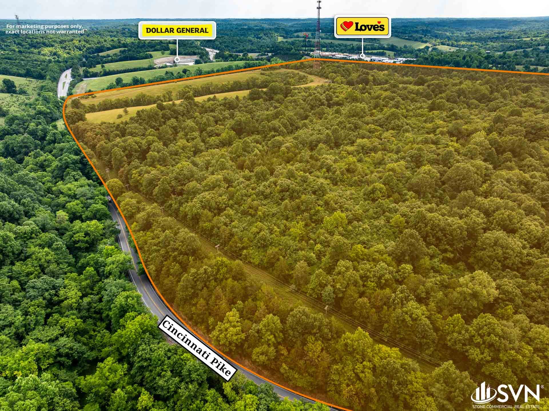 Sadieville Land Parcel 1 - 171 Acres, Sadieville, KY for Sale