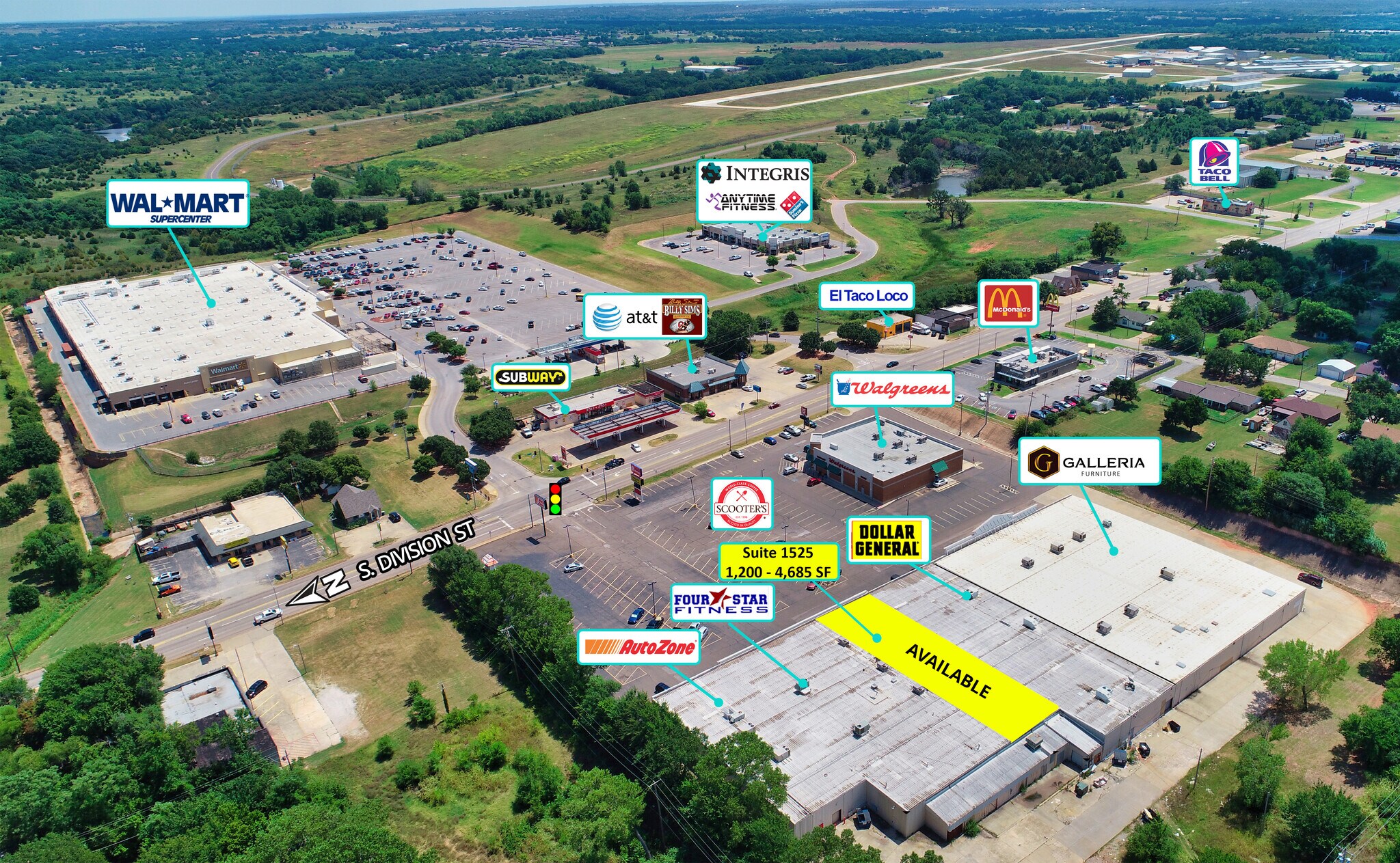1519-1599 S Division St, Guthrie, OK for Sale