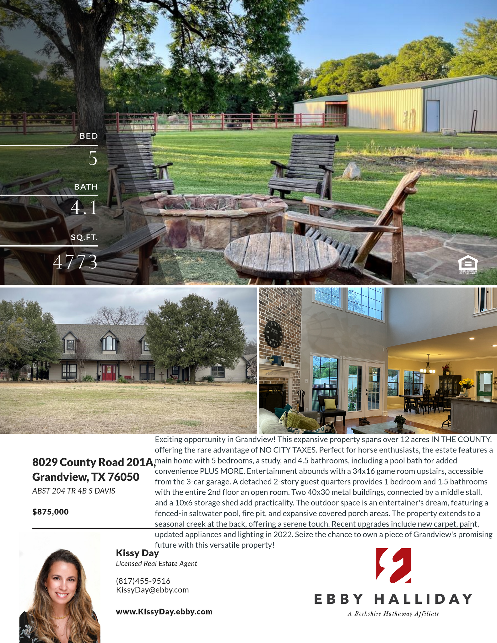 8029 County Road 201A, Grandview, TX for Sale