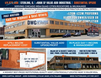 Sterling, IL Manufacturing - 301 W 3rd St