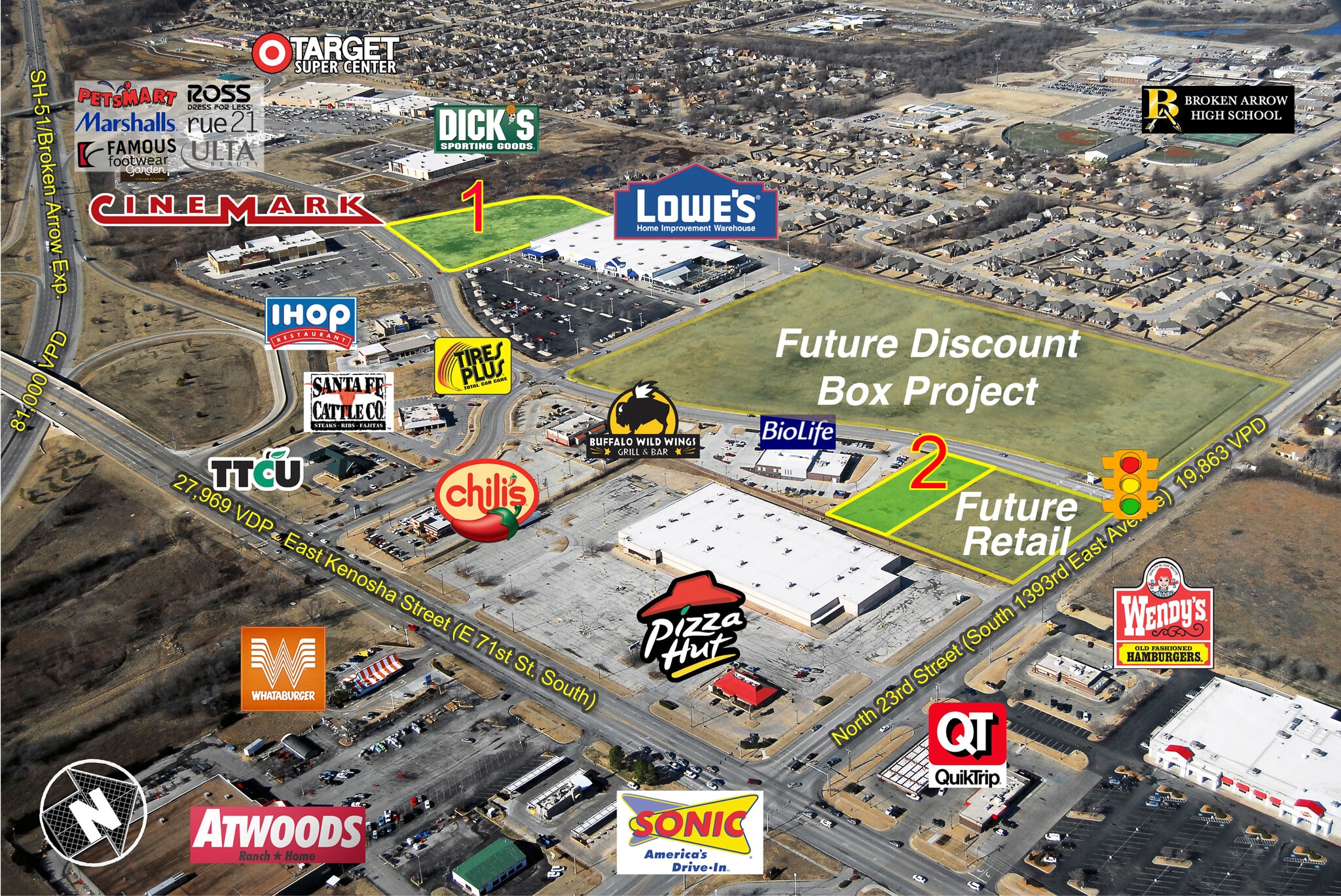 E Hillside Dr @ N 23rd St, Broken Arrow, OK for Sale