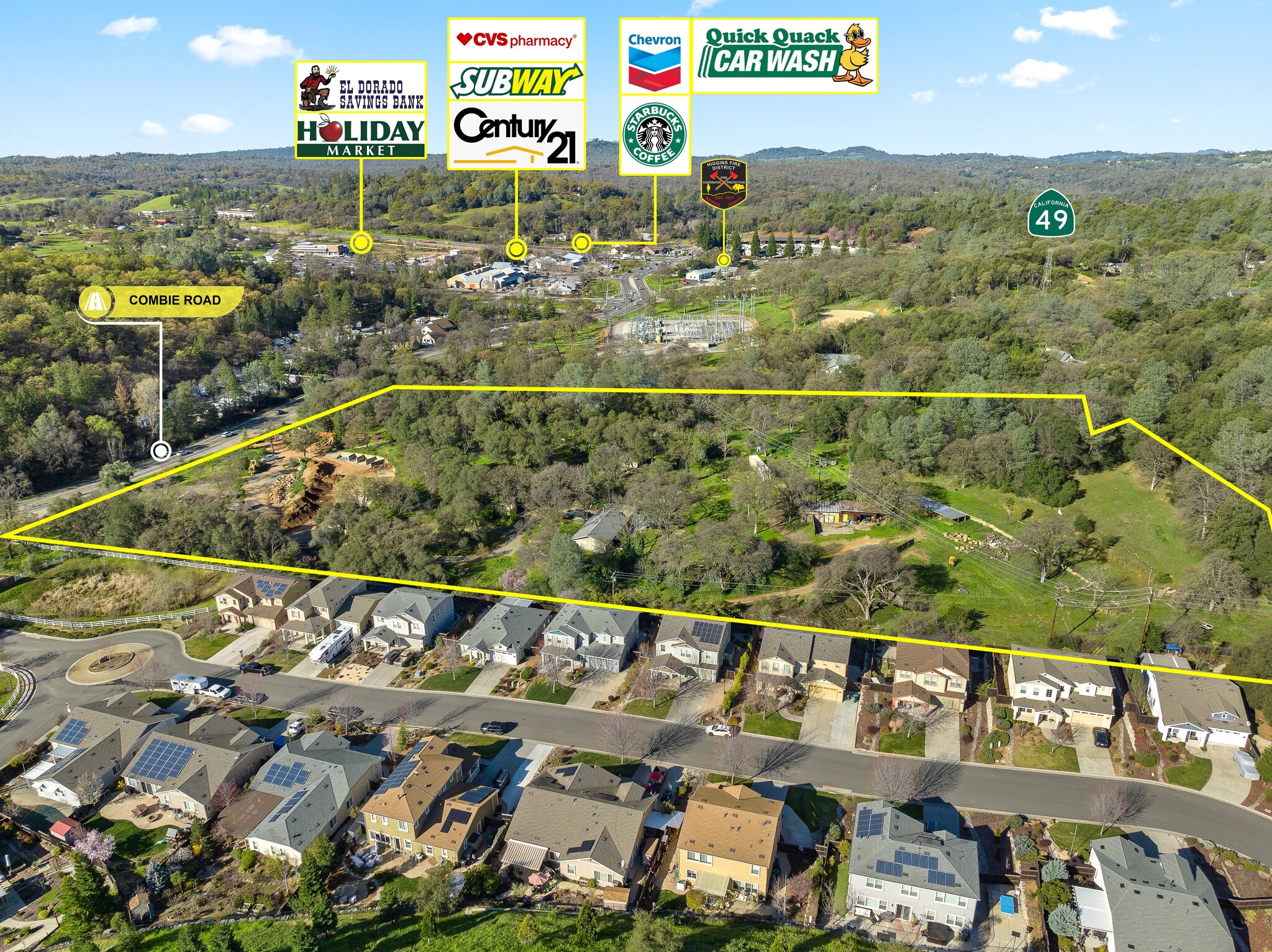 10264 & 10324 Combie Rd, Auburn, CA for Sale