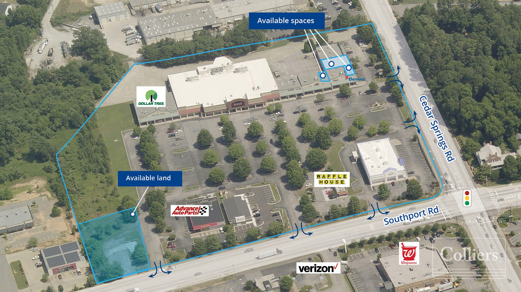 2199 Southport Rd Spartanburg, SC 29306 Shopping Center Property for