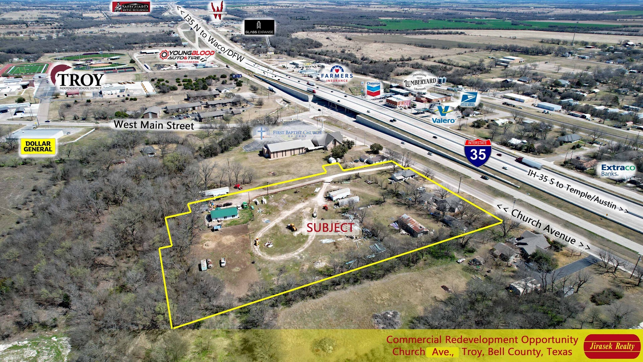 114, 118 & 202 Church, Troy, TX for Sale