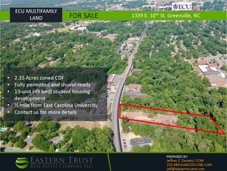 Greenville, NC Residential Land - 1339 E 10th St