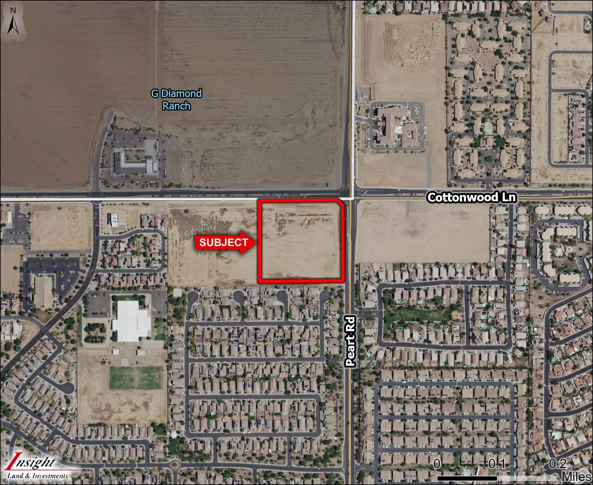Cottonwood Ln & Peart Rd, Casa Grande, AZ for Sale