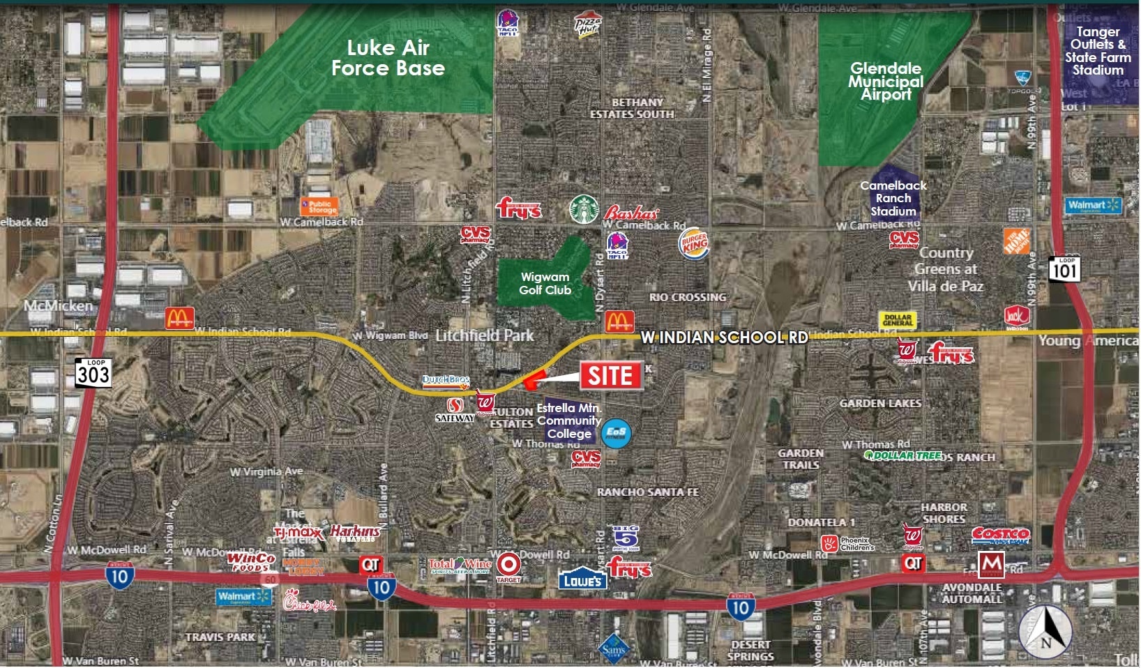 7.65 Acres on Indian School Rd, Litchfield Park, AZ for Sale