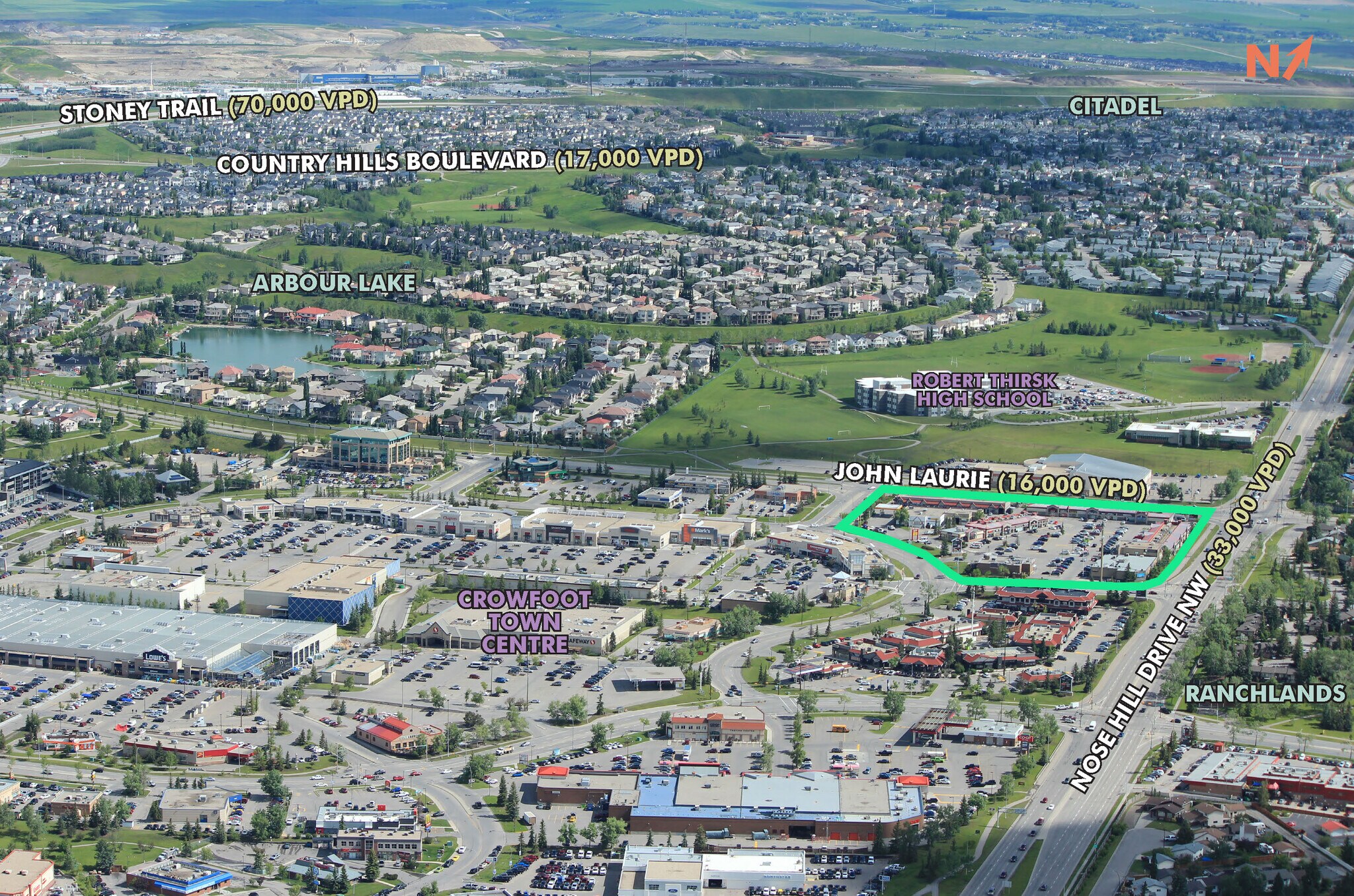 150 Crowfoot Cres NW Calgary, AB T3G 3T2 Retail Property for Lease on