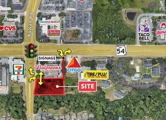 New Port Richey, FL Commercial Land - SR-54 & Seven Springs Blvd