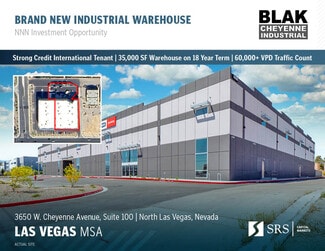North Las Vegas, NV Warehouse - 3650 W Cheyenne Ave North Las Vegas, NV Warehouse - 3650 W Cheyenne Ave