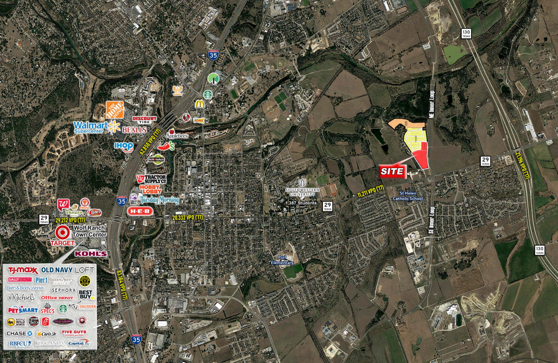 Inner Loop & Hwy 29, Georgetown, TX for Sale