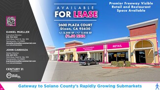 Dixon, CA Retail - 2600 Plaza Ct