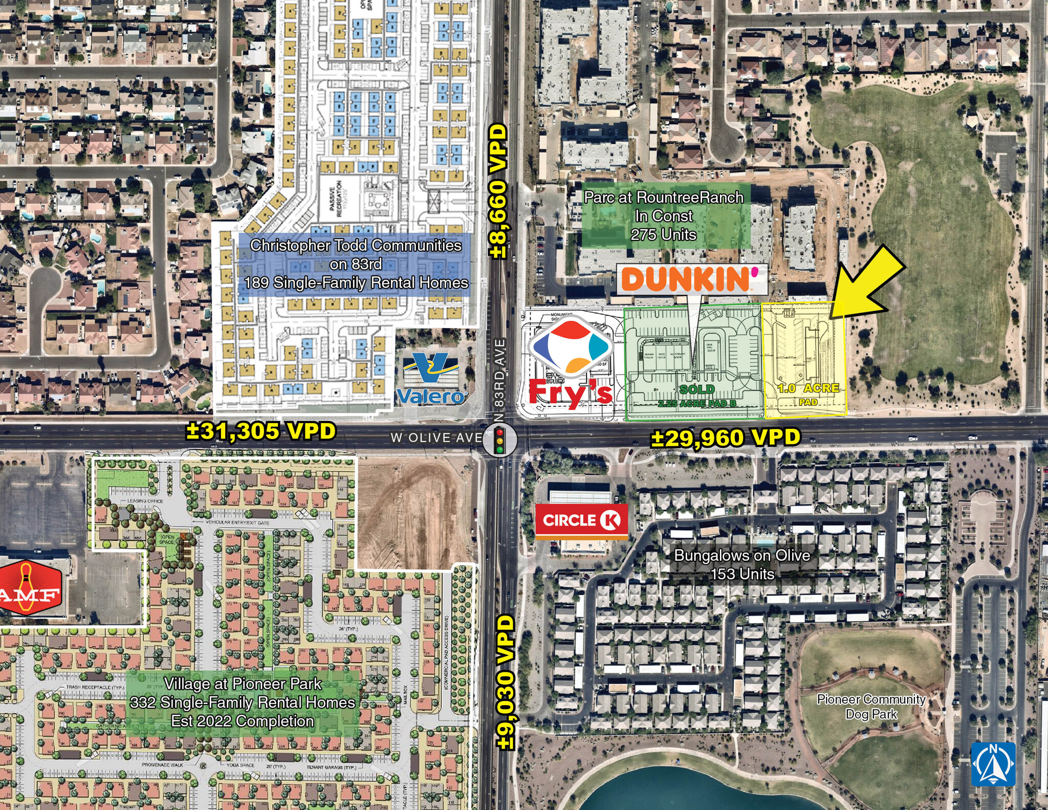 NEC 83rd Ave & Olive Ave, Peoria, AZ for Rent