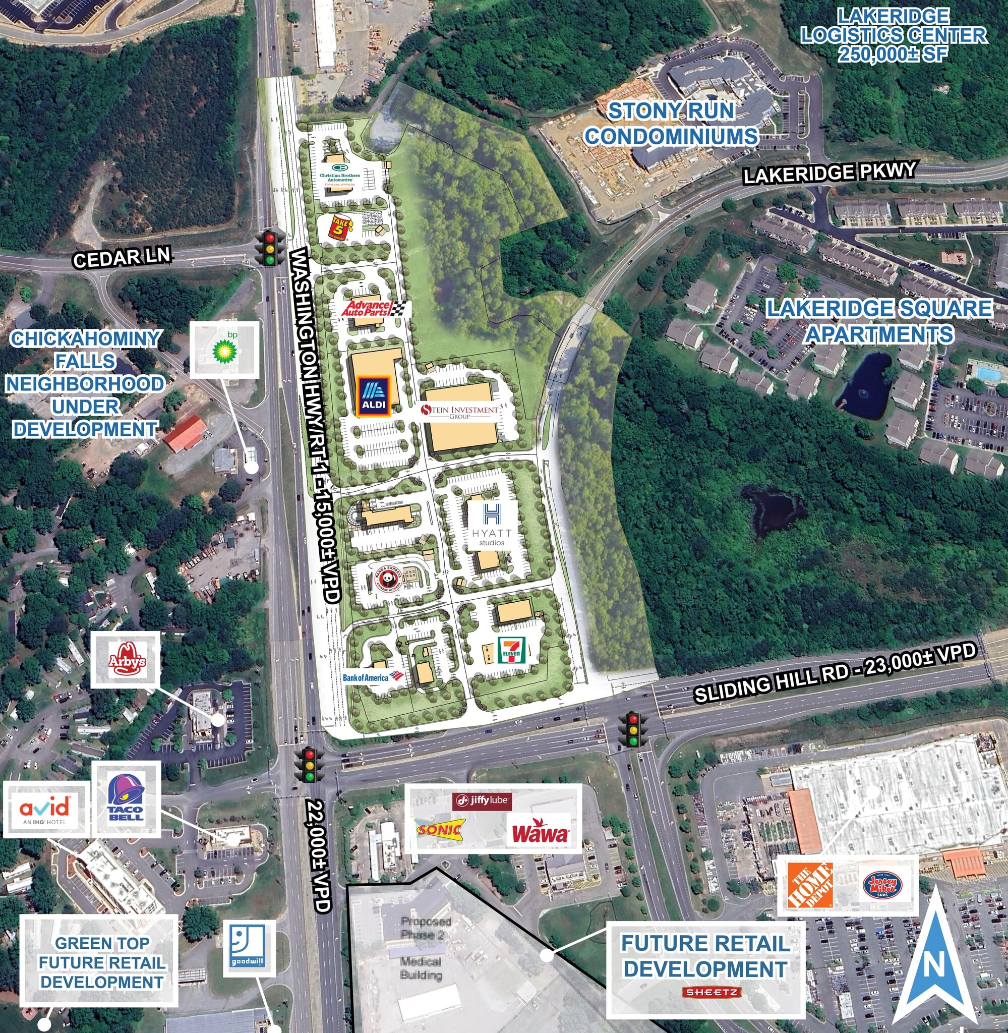 Washington Hwy at Sliding Hill Road, Glen Allen, VA for Sale