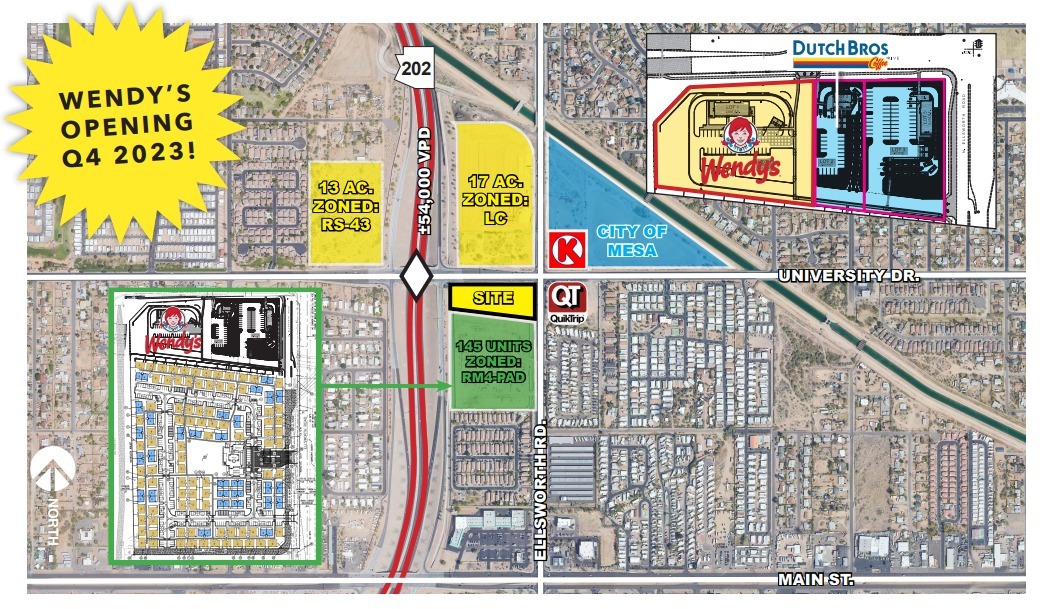 University Dr & Ellsworth Rd, Mesa, AZ for Rent