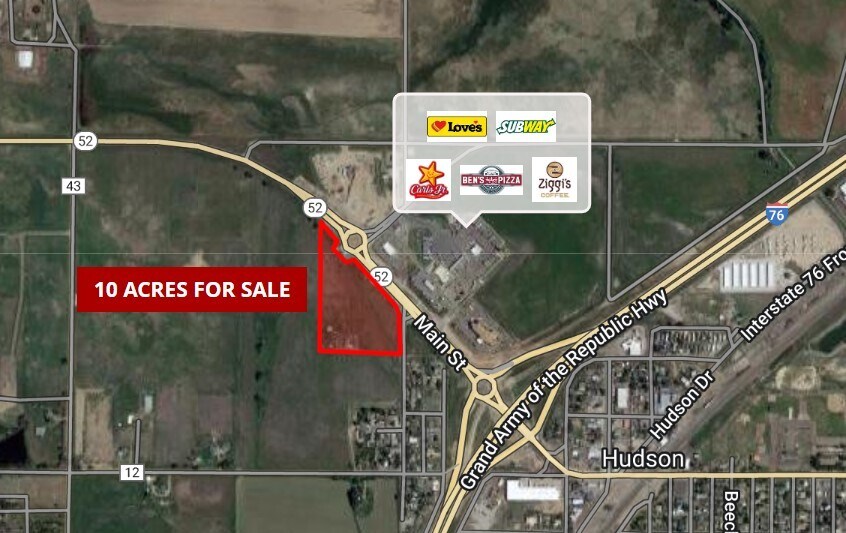 765 Hickory St Hudson, CO 80642 Land Property for Lease on