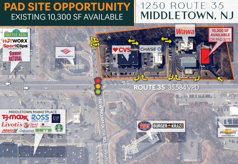 1250 State Route 35, Middletown, NJ for Rent