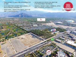 Indio, CA Commercial Land - The Palms Indio, CA Commercial Land - The Palms
