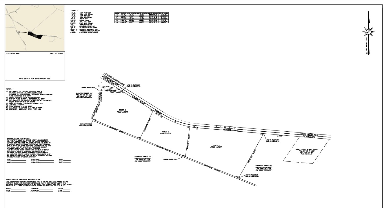 0000 Joyner Swamp Rd, Galivants Ferry, SC for Sale