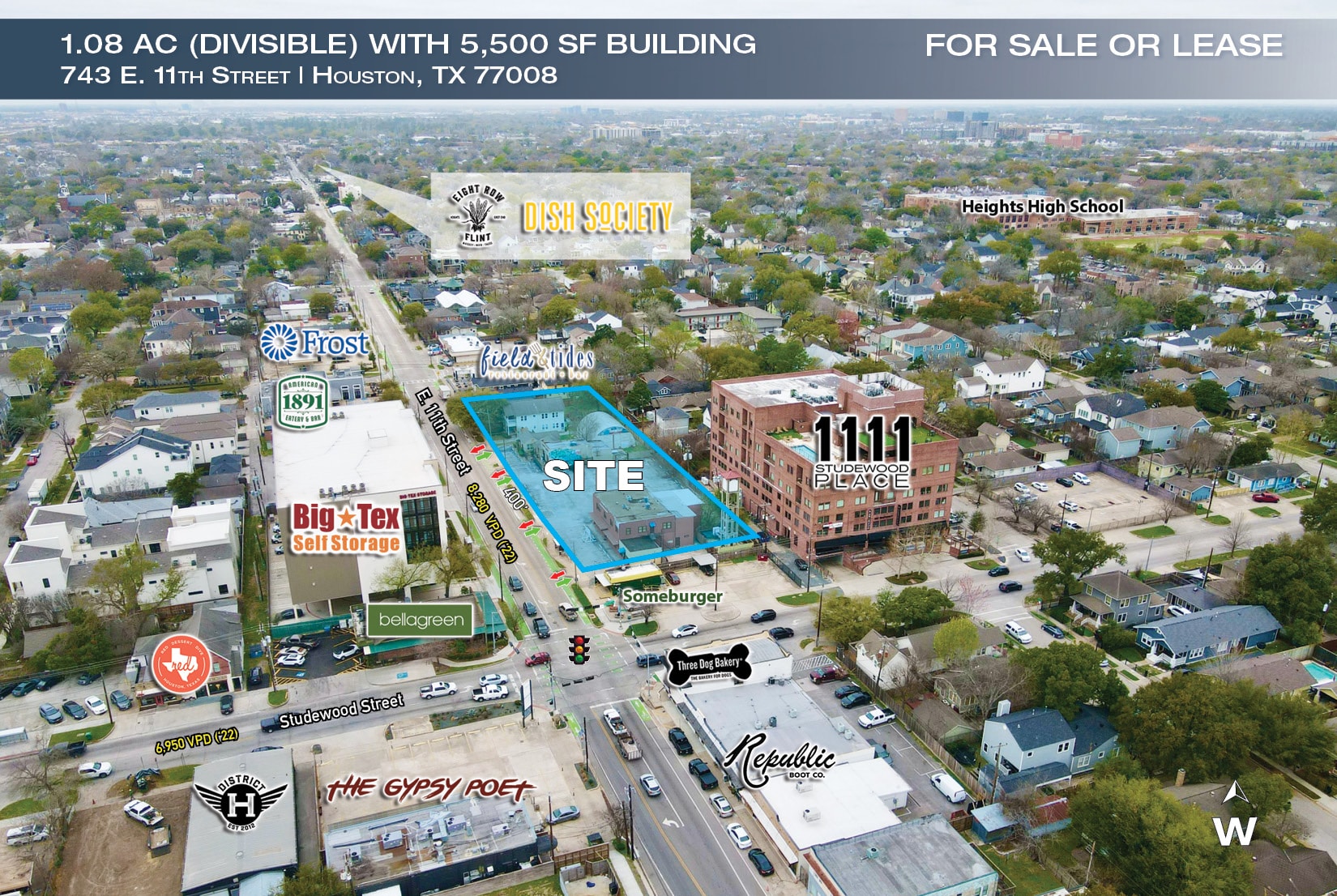 743 E 11th St, Houston, TX for Rent