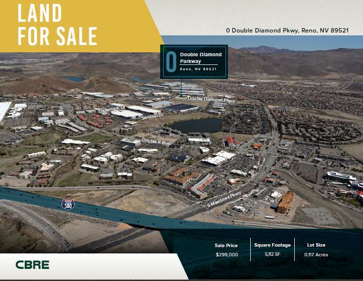 APN: 163-261-10 Double Diamond Pkwy, Reno, NV for Sale