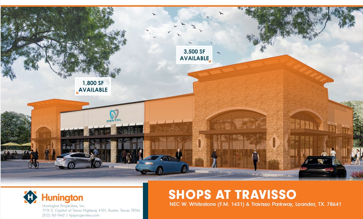 NEC W. Whitestone (F.M. 1431) & Travisso Parkway, Leander, TX for Rent