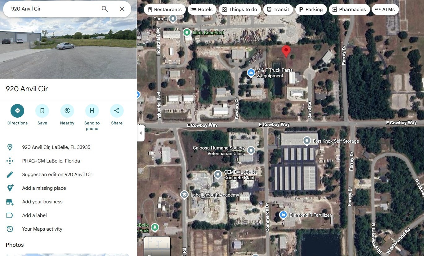 920 Anvil cir, LaBelle, FL for Sale