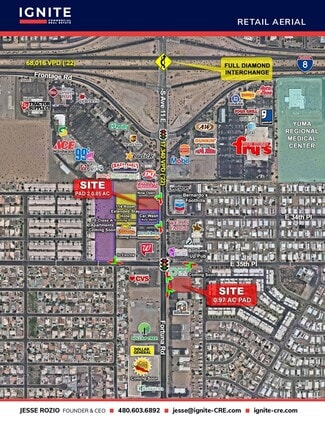 Yuma, AZ Commercial Land - 00 Fortuna Rd