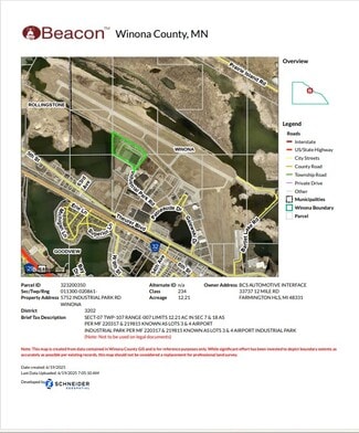 Winona, MN Industrial - 5752 Industrial Park Rd