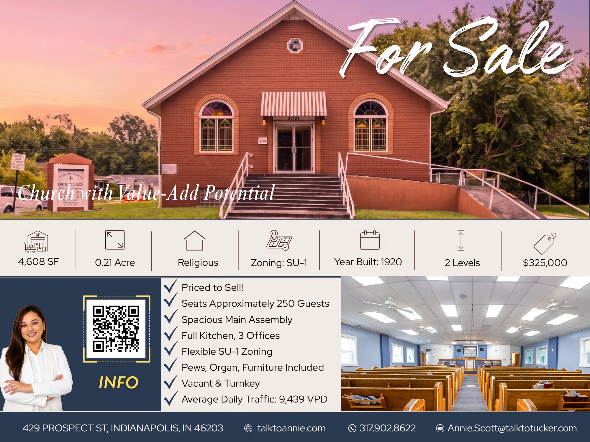 3429 Prospect St, Indianapolis, IN for Sale