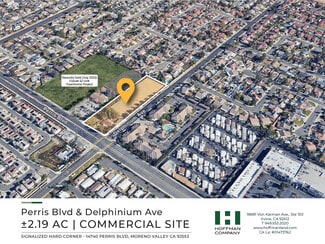 Moreno Valley, CA Commercial Land - 14740 Perris Blvd Moreno Valley, CA Commercial Land - 14740 Perris Blvd