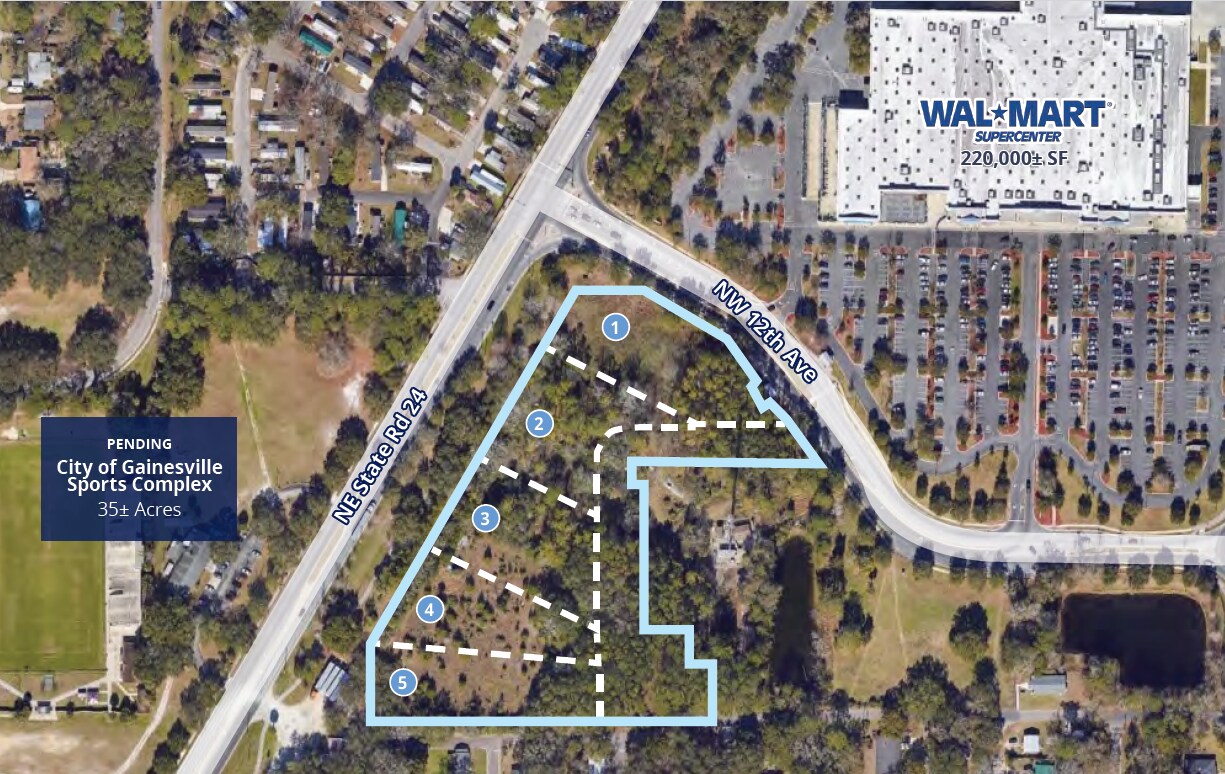 NE Waldo Rd @ NE 12th Ave, Gainesville, FL for Sale
