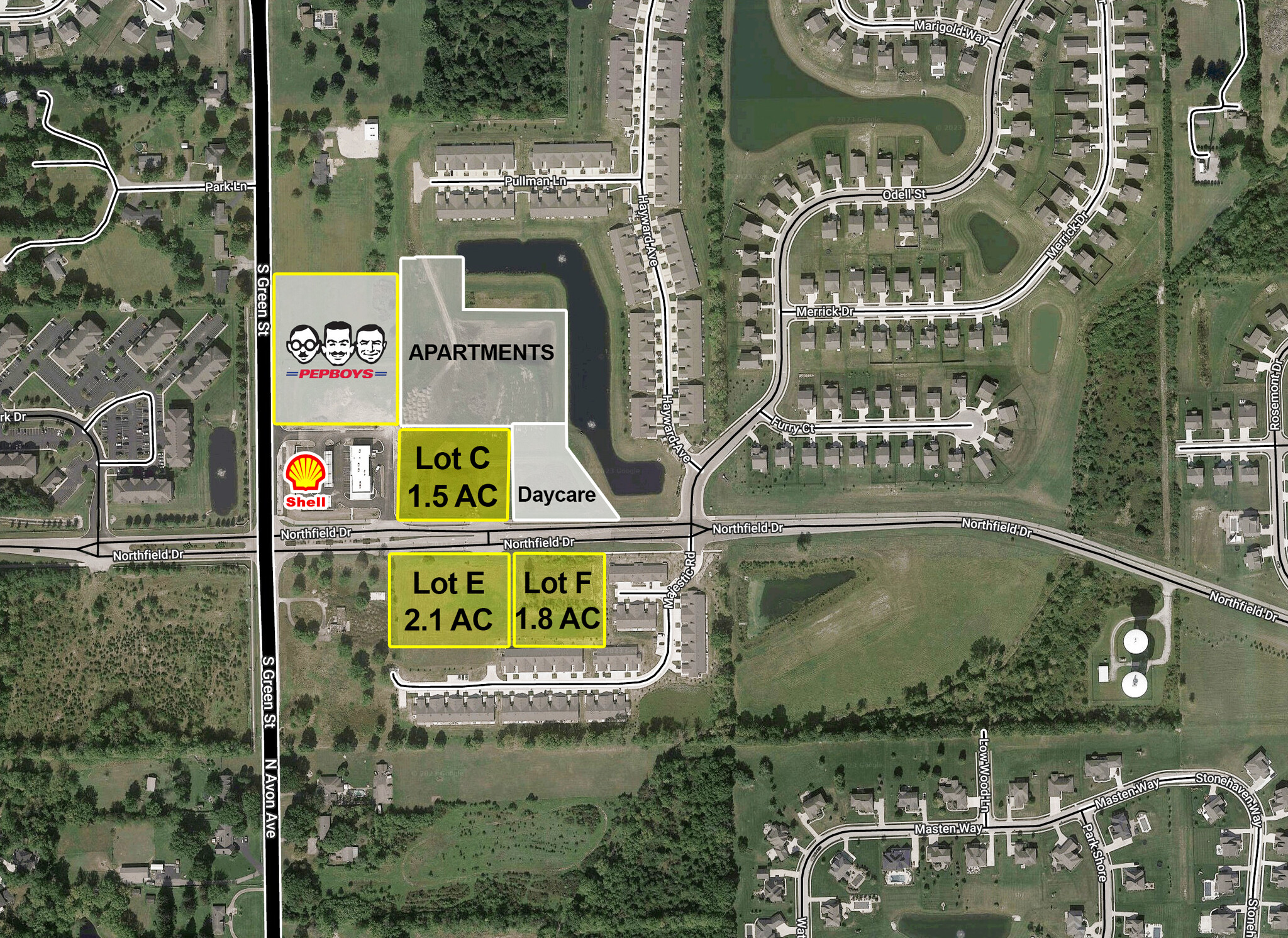 S Green Street & Northfield Drive, Brownsburg, IN for Sale