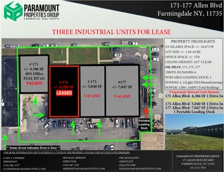 Farmingdale, NY Industrial - 171-177 Allen Blvd