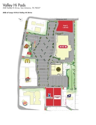 San Antonio, TX Commercial Land - 368 Valley Hi Dr