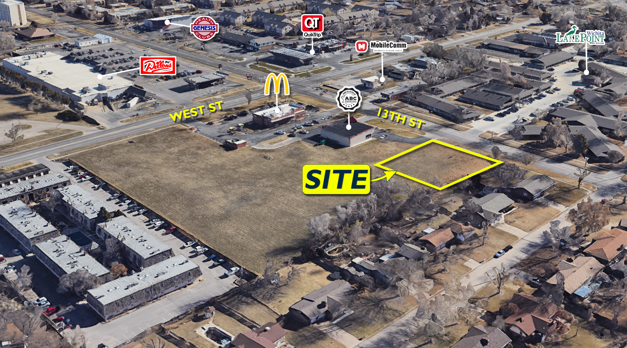 NWC 13th & West St st, Wichita, KS for Sale