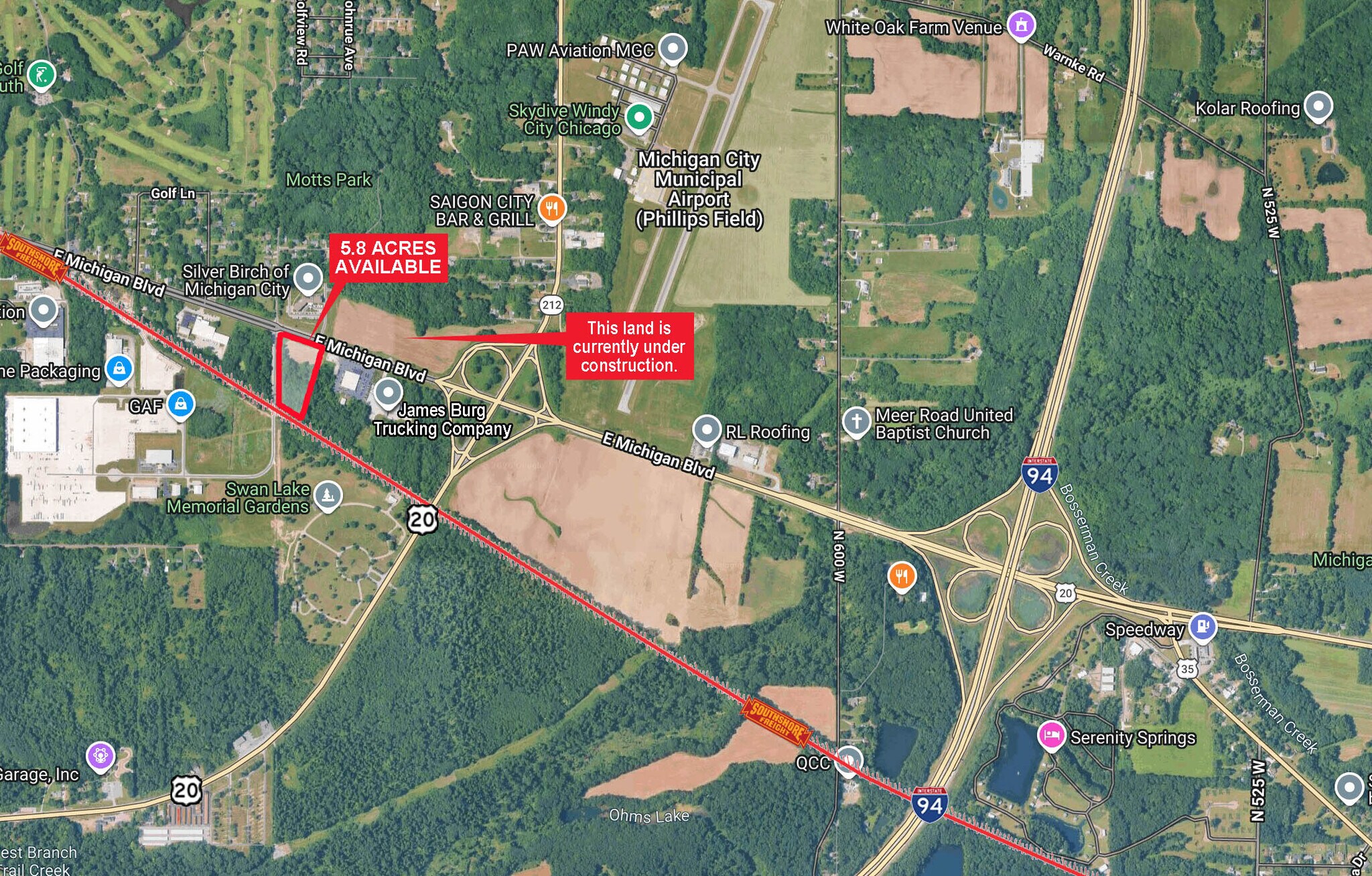 US 20 & US 35, Michigan City, IN for Sale