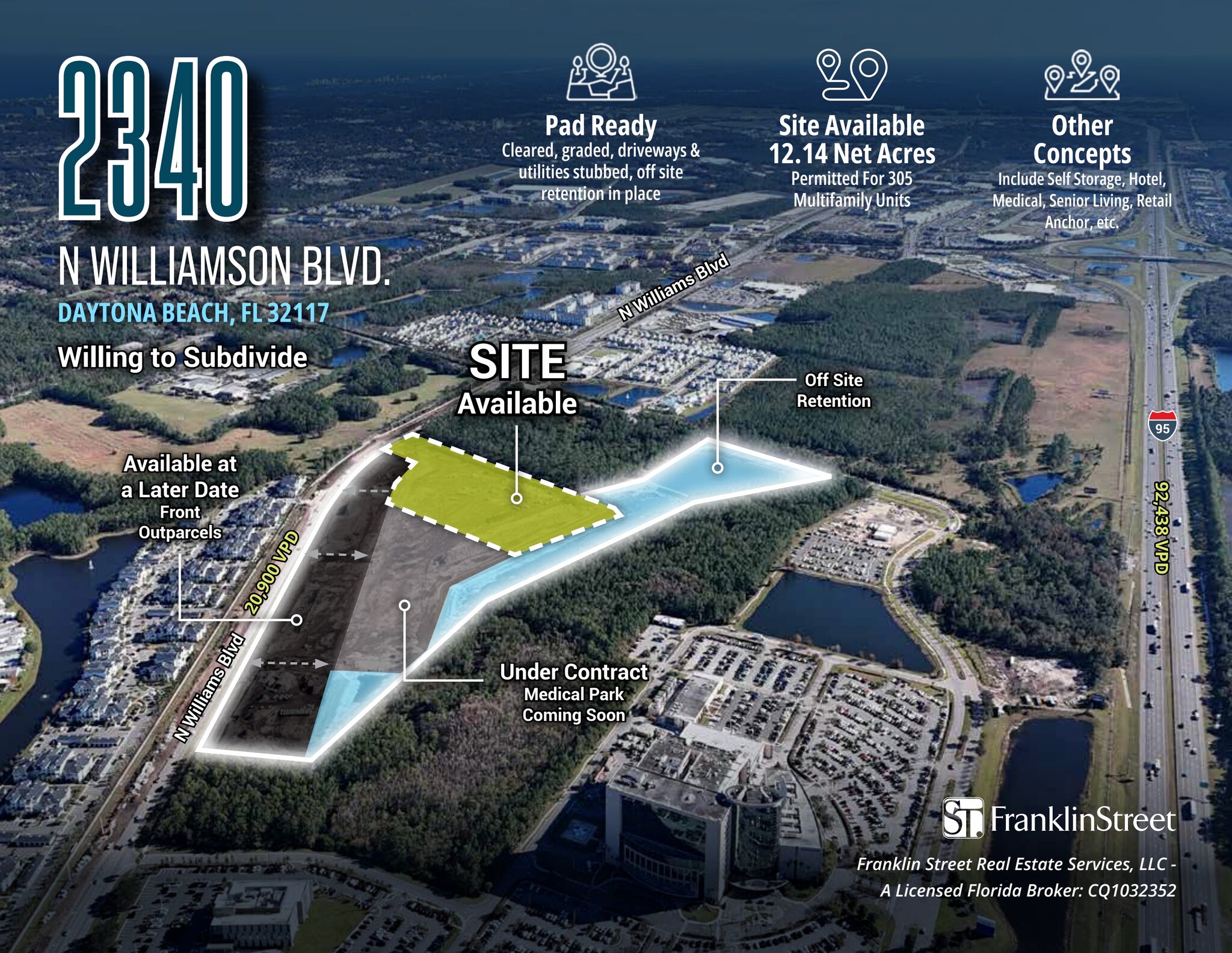 2340 N Williamson Blvd, Daytona Beach, FL for Sale