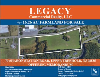 Allentown, NJ Residential Land - 70 Sharon Station Rd