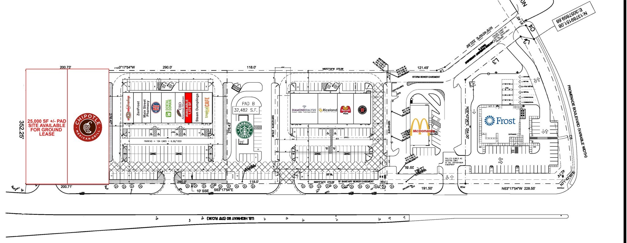 3623 S Main St, Stafford, TX for Rent