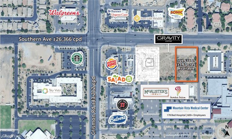 SEC Crismon Rd & Southern Ave, Mesa, AZ for Sale